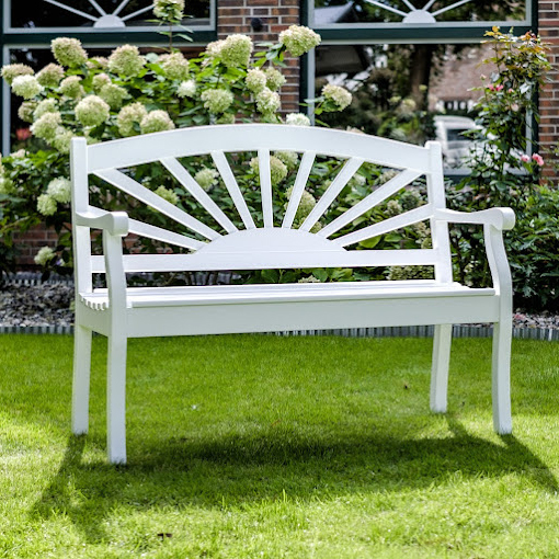 gartenmöbel gartenbank holz weiß