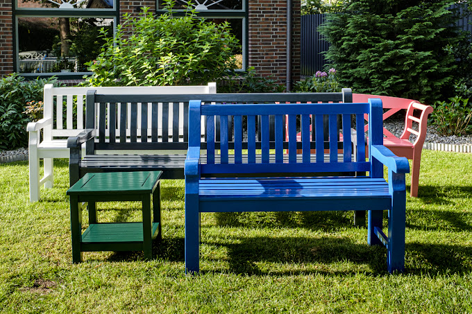 gartenbank wetterfest holz weiß - sylter gartenbank