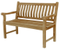 Preview: Gartenbank Teak Windsor Ergo 120 cm