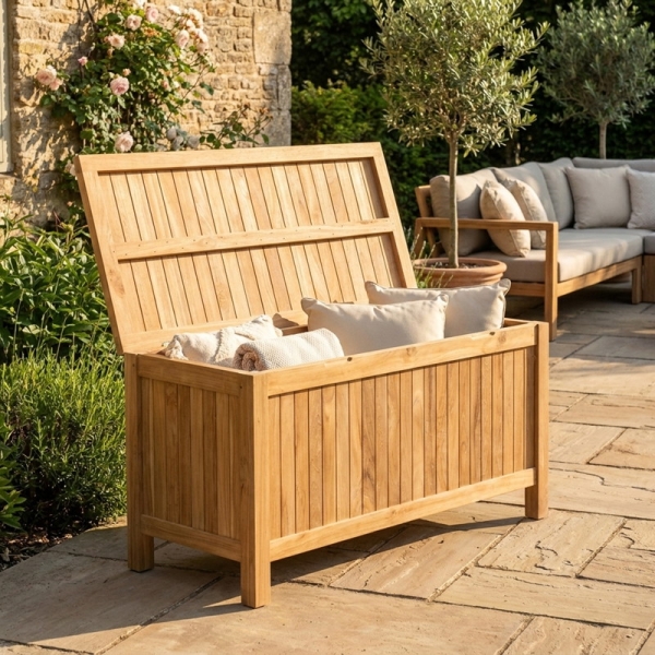 auflagebox teak