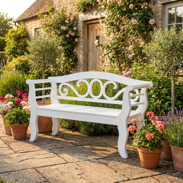 Preview: gartenmöbel mit schnitzerei