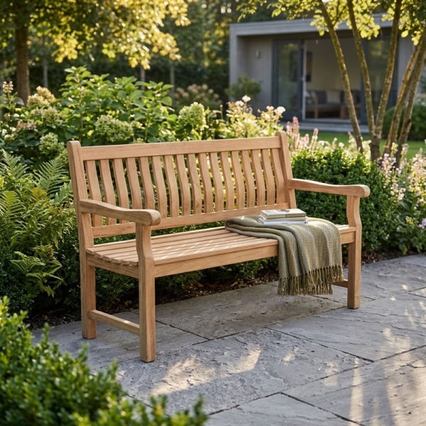 gartenbank teakholz wetterfest