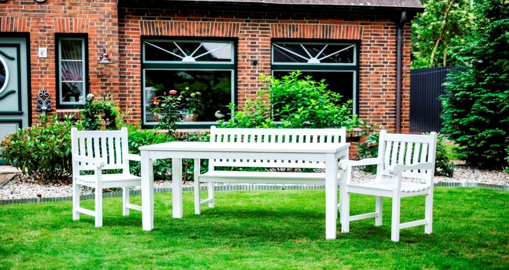 Teakholz Bank 180 cm für Ihren Garten - Die große Gartenbank Auswahl