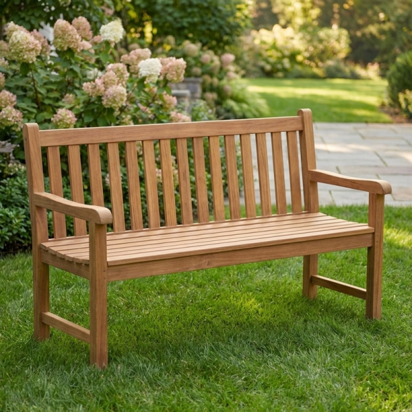 massive teakholz gartenbank